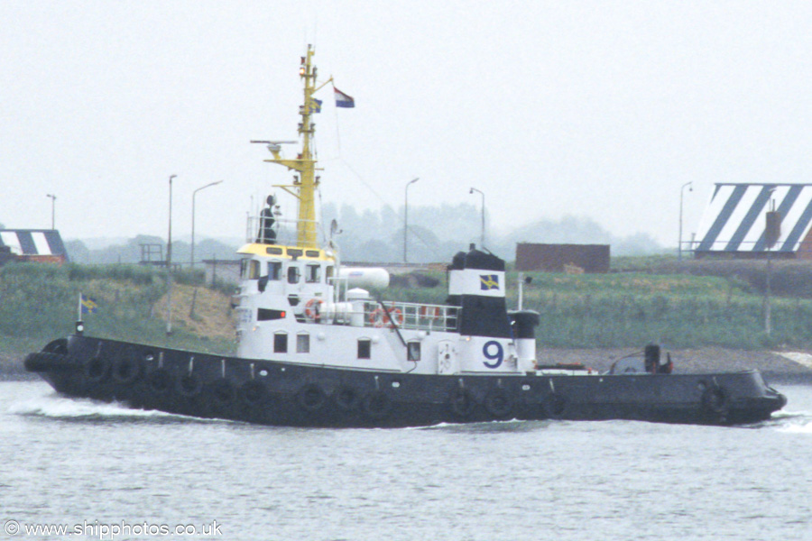 Photograph of the vessel  Multratug 9 pictured in Buitenhaven, Vlissingen on 19th June 2002