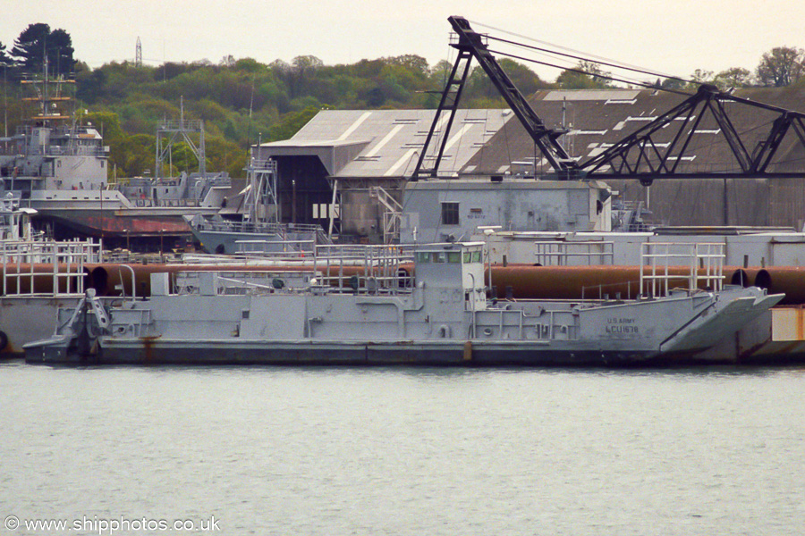 Photograph of the vessel USAV Naha pictured at Hythe on 20th April 2002