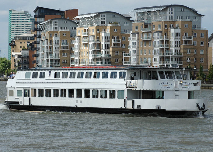 Photograph of the vessel  Naticia pictured in London on 18th May 2008