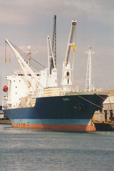 Photograph of the vessel  Nauru pictured in Southampton on 14th May 1996