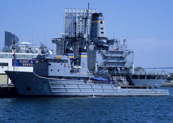 Photograph of the vessel USNS Navajo pictured at San Diego on 16th September 1994