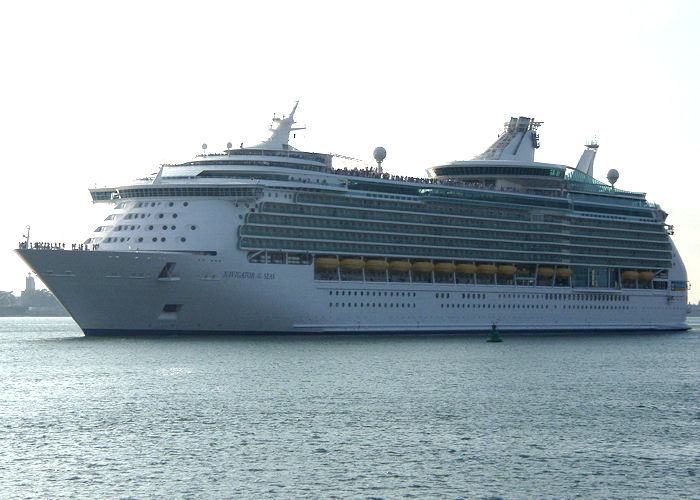  Navigator of the Seas pictured departing Southampton on 8th September 2007