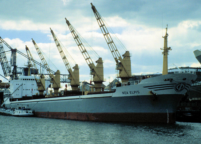 Photograph of the vessel  Nea Elpis pictured in Rotterdam on 20th April 1997