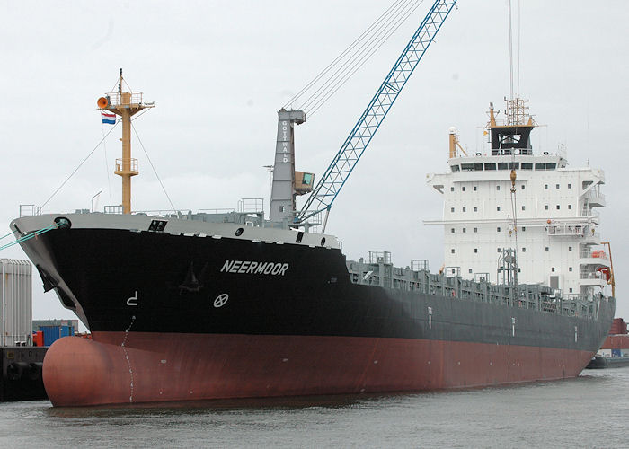 Photograph of the vessel  Neermoor pictured in Europahaven, Europoort on 20th June 2010