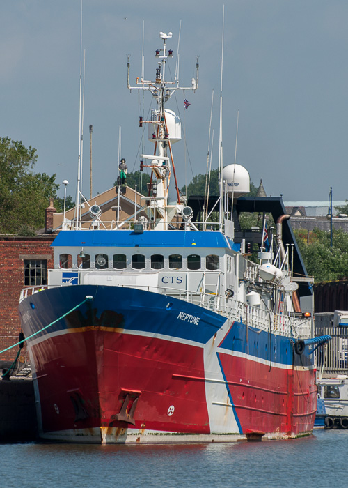 Photograph of the vessel rv Neptune pictured at Liverpool on 31st May 2014