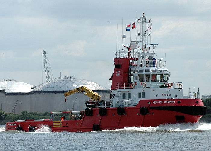 Photograph of the vessel  Neptune Mariner pictured passing Vlaardingen on 21st June 2010
