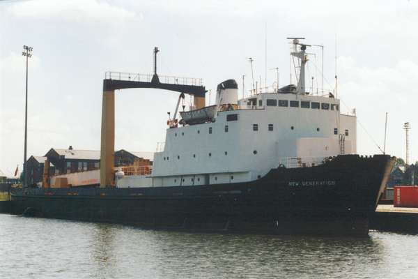 Photograph of the vessel  New Generation pictured at Ellesmere Port on 5th August 2000