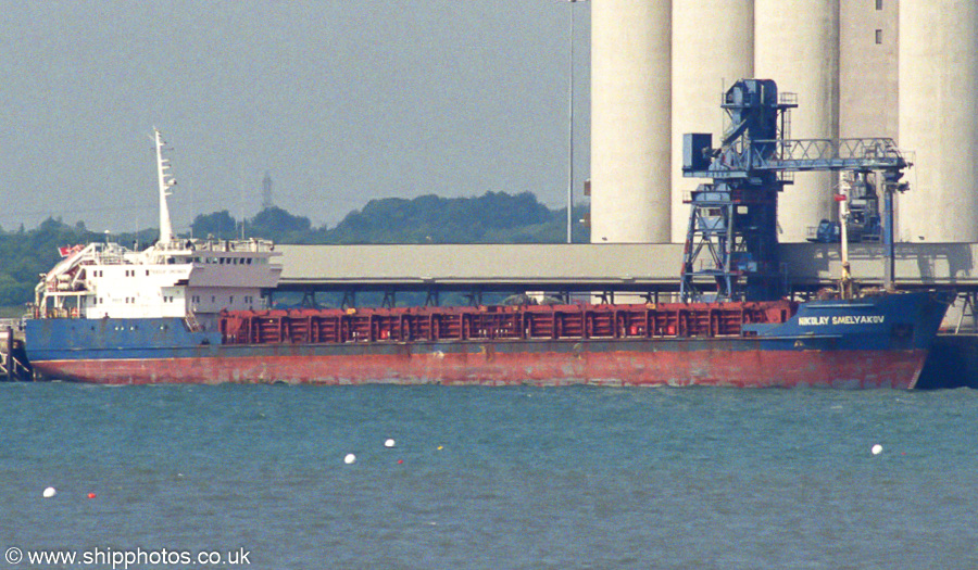Photograph of the vessel  Nikolay Smelyakov pictured at Southampton on 2nd June 2002