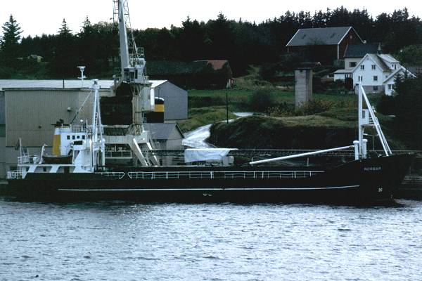 Photograph of the vessel  Norbar pictured in Haugesund on 26th October 1998