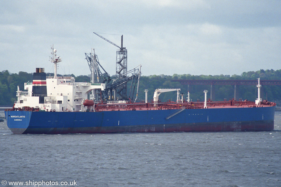 Photograph of the vessel  Nordatlantic pictured at Hound Point on 8th May 2003