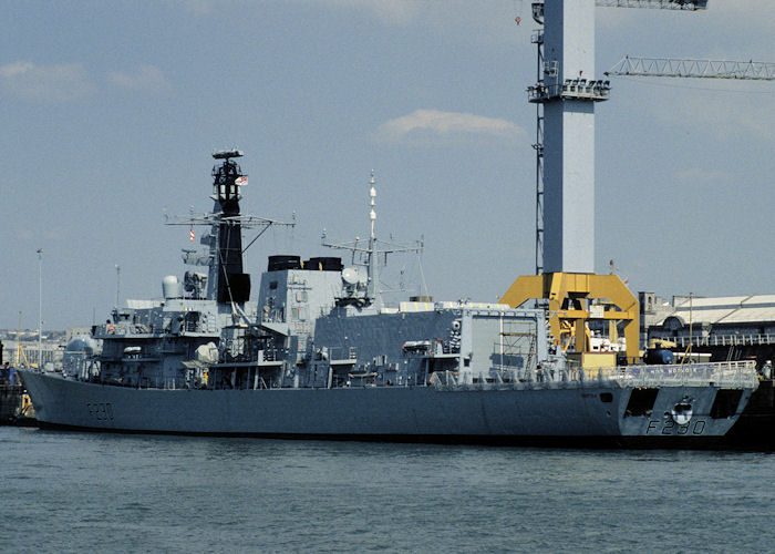 Photograph of the vessel HMS Norfolk pictured at Devonport on 6th May 1996