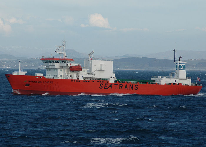 Photograph of the vessel  Nornews Leader pictured near Stavanger on 13th May 2005
