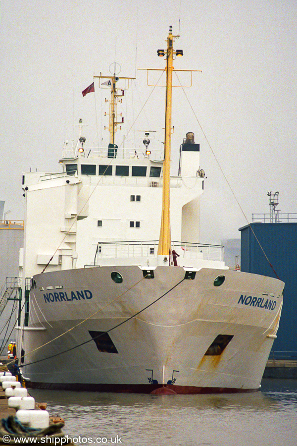  Norrland pictured in King George Dock, Hull on 11th August 2002
