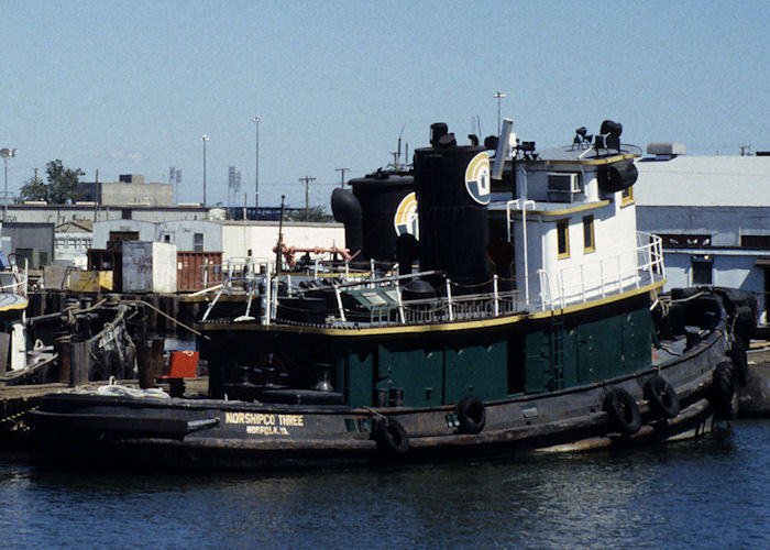 Photograph of the vessel  Norshipco Three pictured at Norfolk on 20th September 1994