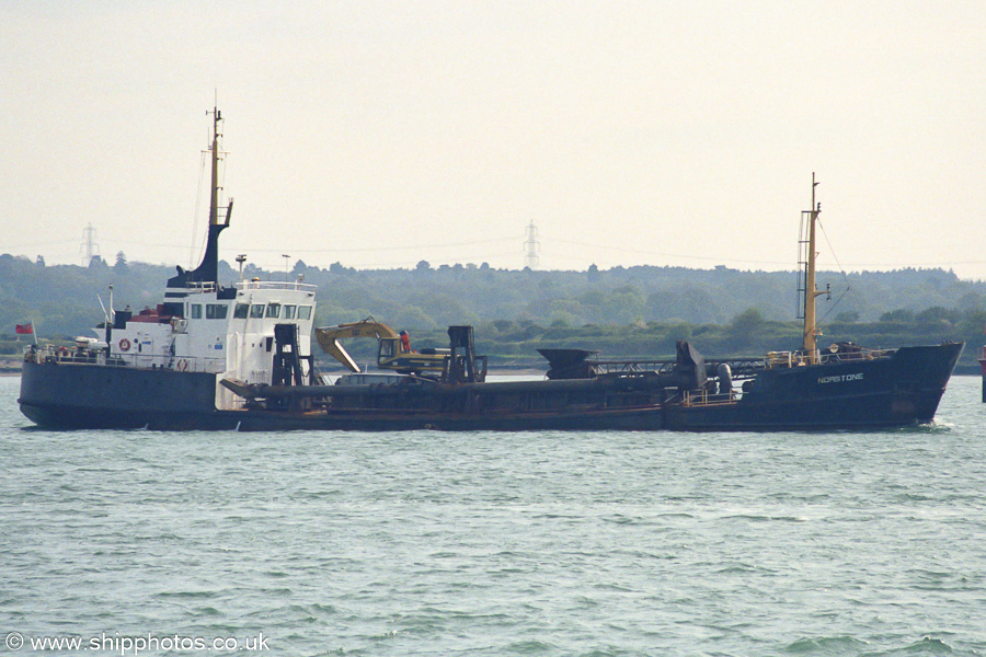 Photograph of the vessel  Norstone pictured arriving at Southampton on 21st April 2002