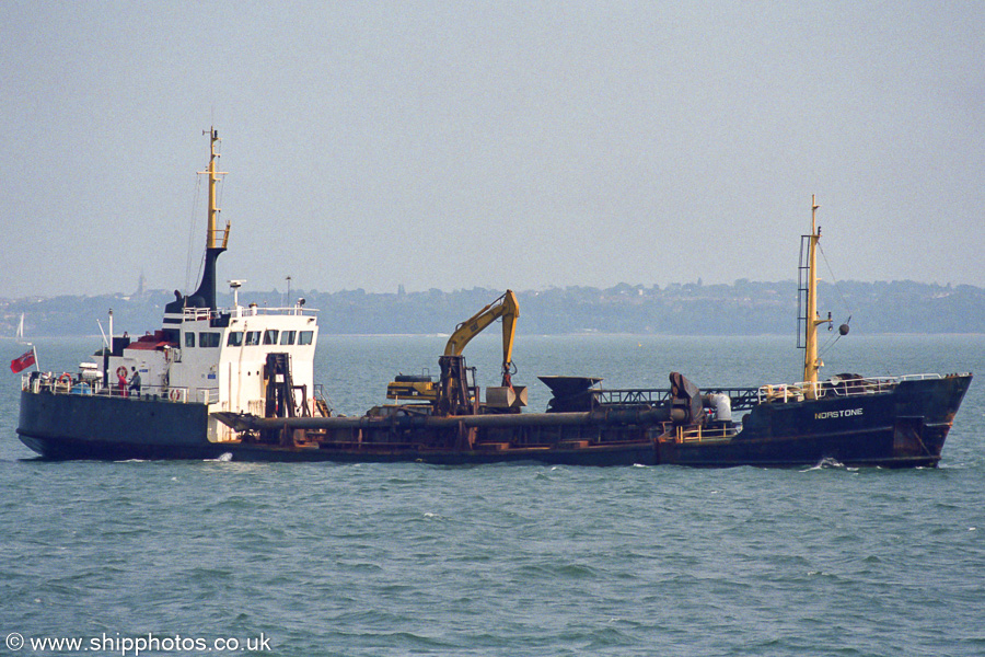  Norstone pictured departing Portsmouth Harbour on 27th September 2003