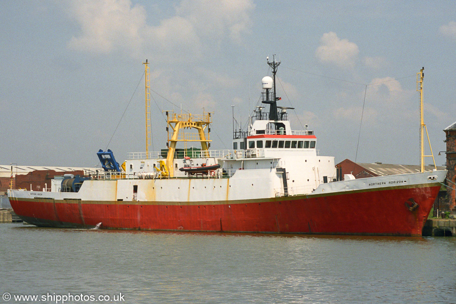 Photograph of the vessel rv Northern Horizon pictured in Langton Dock, Liverpool on 14th June 2003