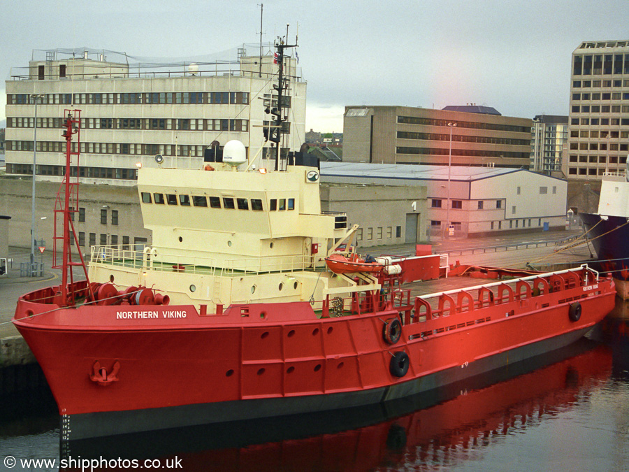Photograph of the vessel  Northern Viking pictured at Aberdeen on 12th May 2003