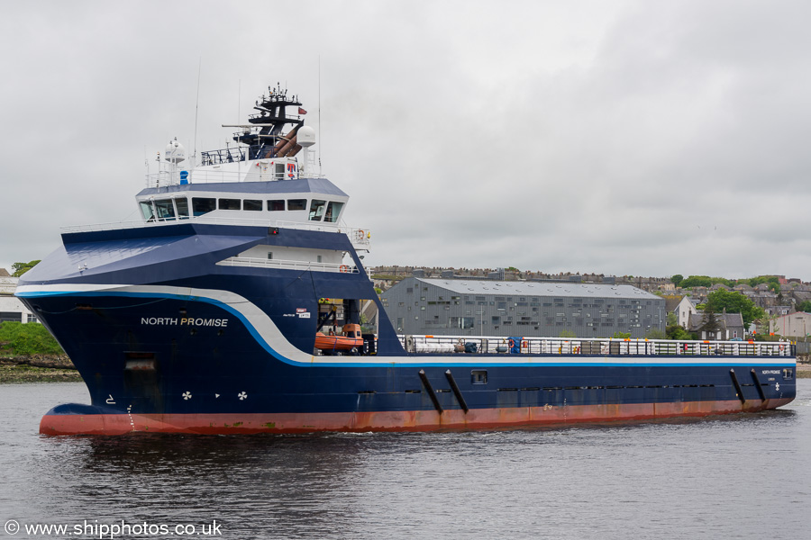  North Promise pictured departing Aberdeen on 30th May 2019