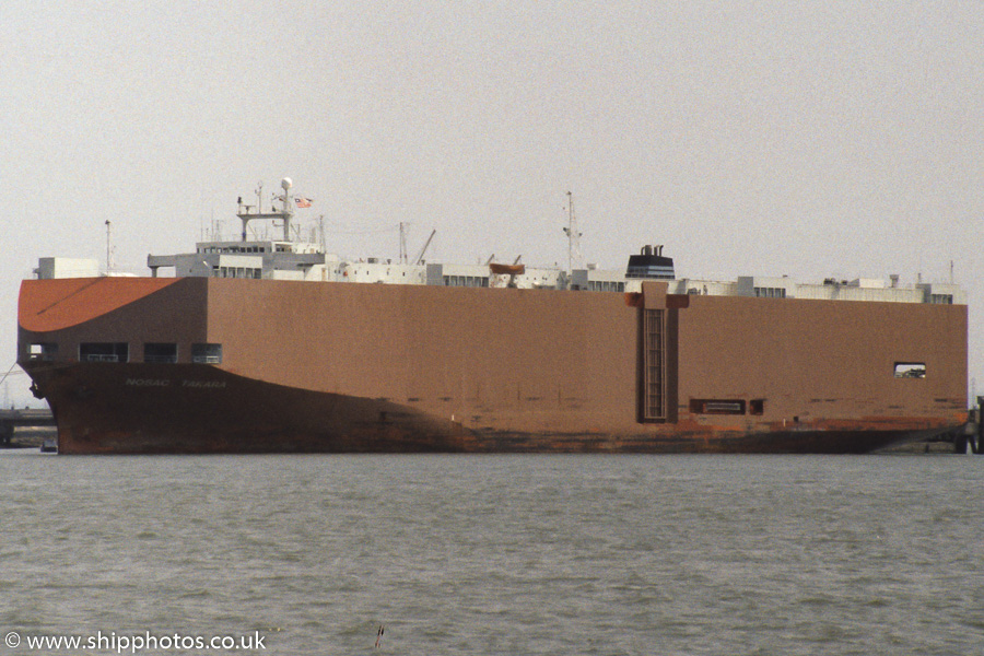 Photograph of the vessel  Nosac Takara pictured at Sheerness on 17th June 1989