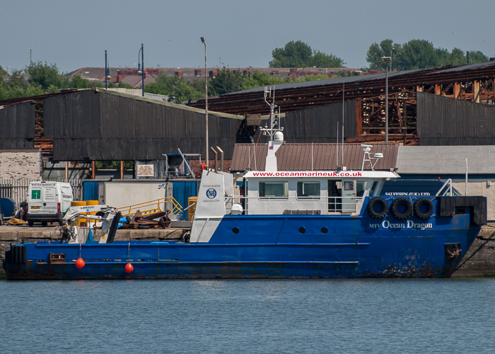 Photograph of the vessel  Ocean Dragon pictured at Liverpool on 31st May 2014