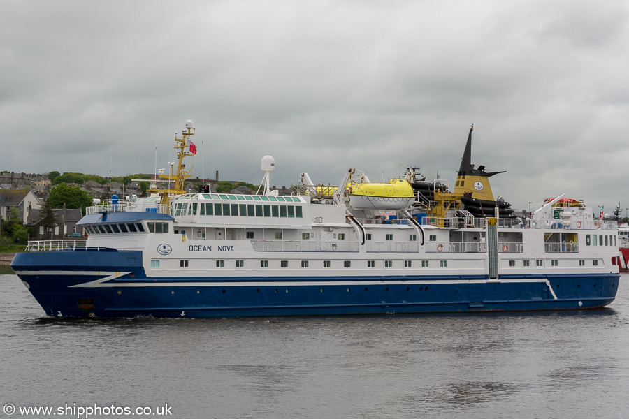  Ocean Nova pictured departing Aberdeen on 30th May 2019