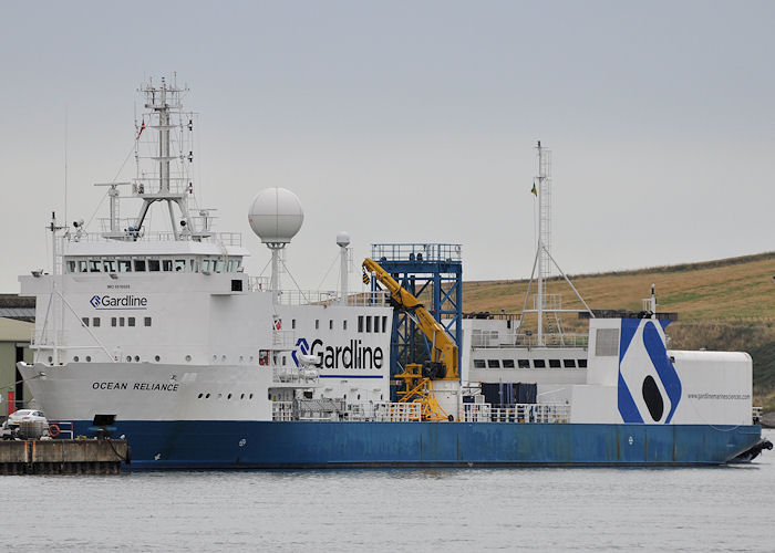 Photograph of the vessel rv Ocean Reliance pictured at Montrose on 16th September 2013