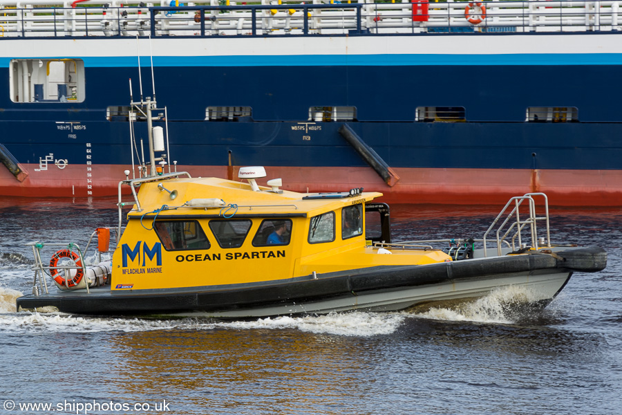  Ocean Spartan pictured arriving at Aberdeen on 27th May 2019
