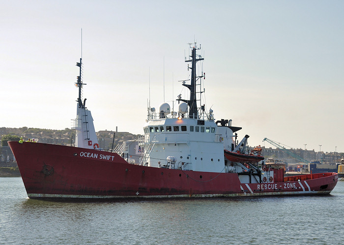  Ocean Swift pictured departing Aberdeen on 15th September 2012