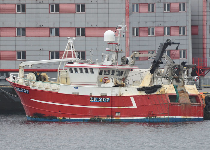 Photograph of the vessel fv Ocean Way pictured at Lerwick on 10th May 2013