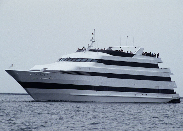 Photograph of the vessel  Odyssey II pictured in Chicago on 23rd September 1994