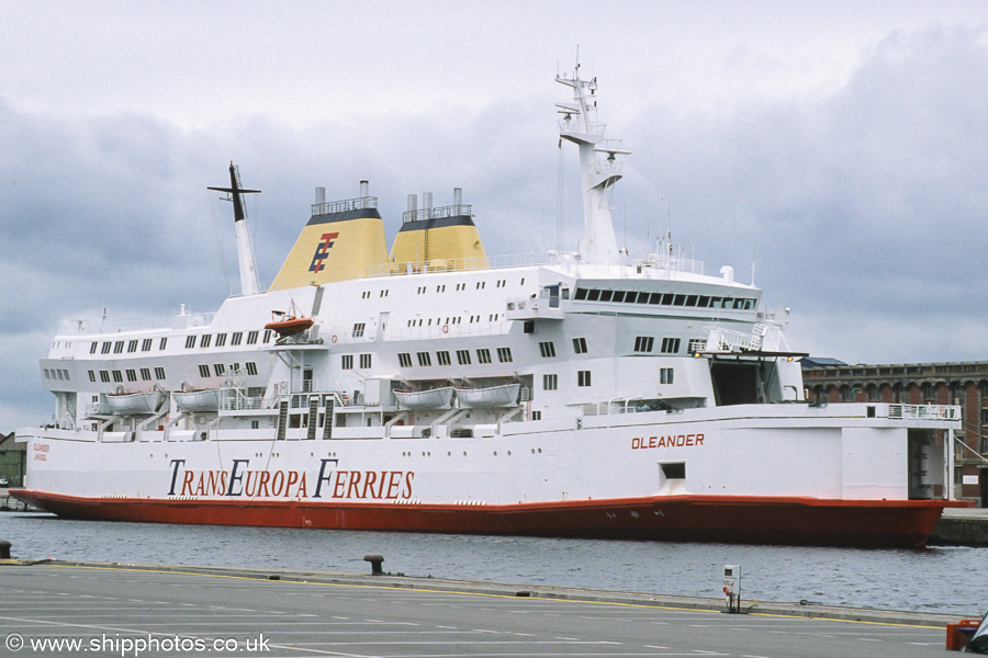 Photograph of the vessel  Oleander pictured at Dunkerque on 22nd June 2002