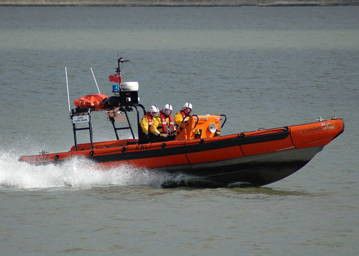 Photograph of the vessel RNLB Olive Laura Deare pictured on the River Thames on 10th August 2006