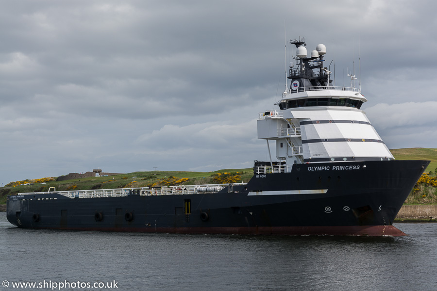  Olympic Princess pictured arriving at Aberdeen on 22nd May 2015