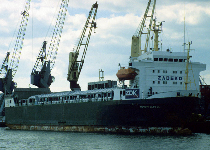 Photograph of the vessel  Ostara pictured at Rotterdam on 20th April 1997