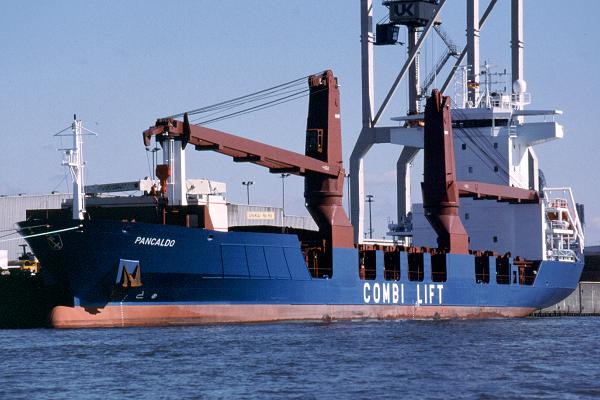 Photograph of the vessel  Pancaldo pictured in Hamburg on 20th March 2001