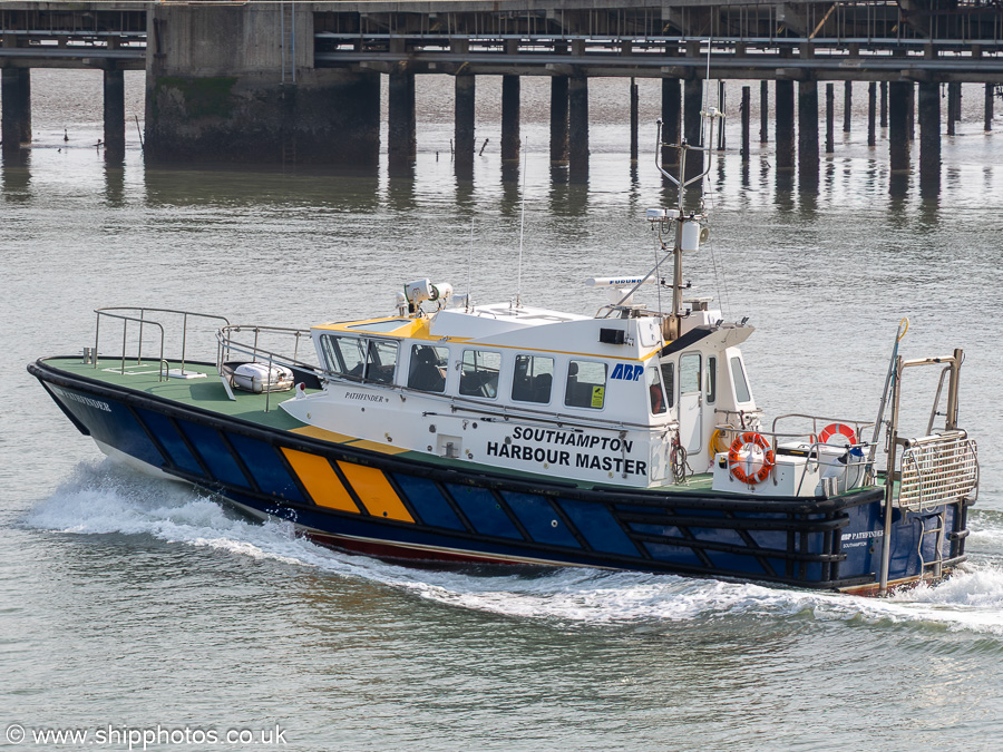 Photograph of the vessel pv Pathfinder pictured at Fawley on 26th April 2025