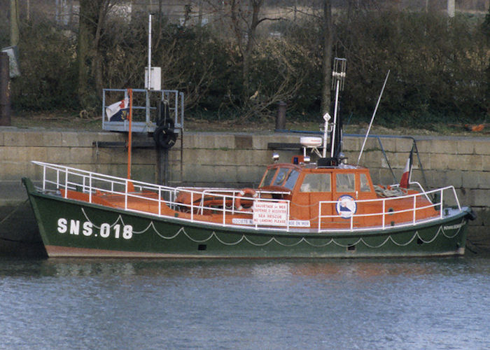 Photograph of the vessel  Patrons Dubarre et Corvic pictured at Honfleur on 4th March 1994