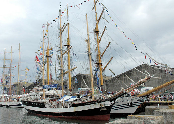 Photograph of the vessel  Pelican of London pictured at the Tall Ship Races, Hartlepool on 7th August 2010