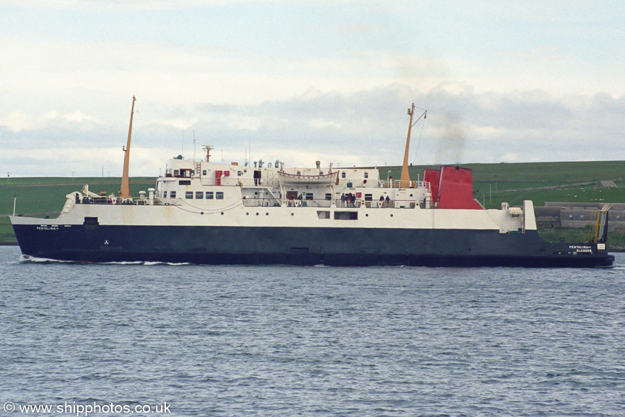  Pentalina B pictured departing St. Margarets Hope on 10th May 2003