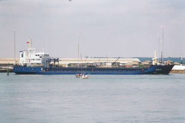Photograph of the vessel  Perle pictured arriving in Southampton on 16th July 2000