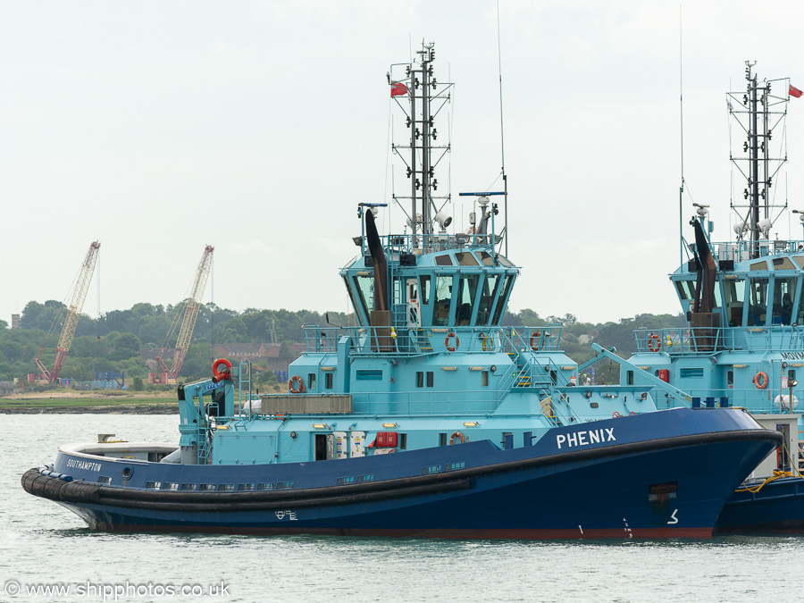 Photograph of the vessel  Phenix  pictured at Fawley on 8th July 2023