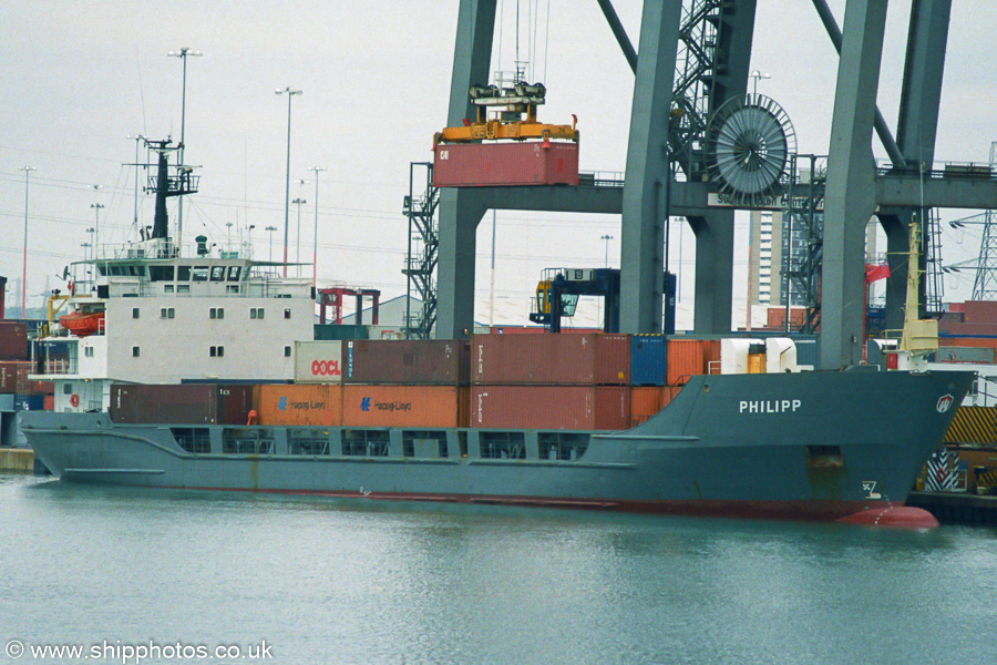  Philipp pictured at Southampton Container Terminal on 27th September 2003