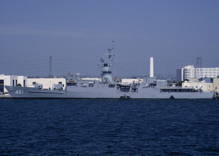 Photograph of the vessel HTMS Phutthayotfa Chulalok pictured at San Diego on 16th September 1994