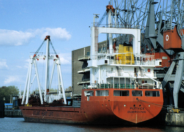 Photograph of the vessel  Plitvice pictured at Rotterdam on 20th April 1997