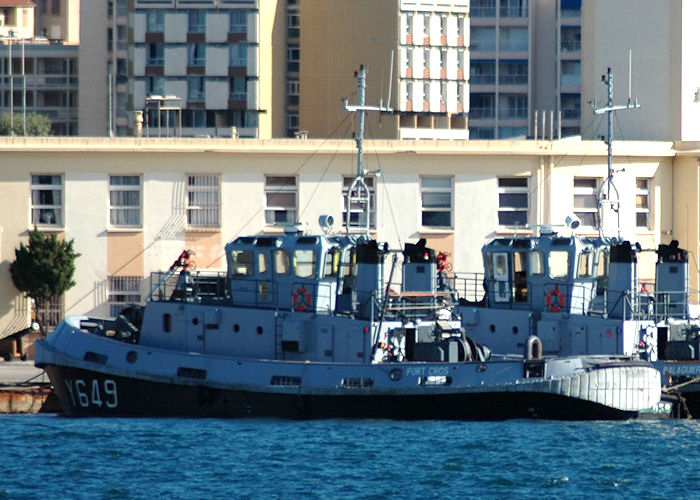 Photograph of the vessel FS Port Cros pictured at Toulon on 9th August 2008