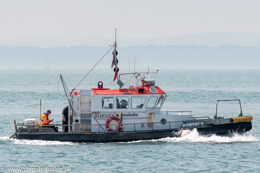 Photograph of the vessel  Porthos pictured at Southsea on 27th April 2025