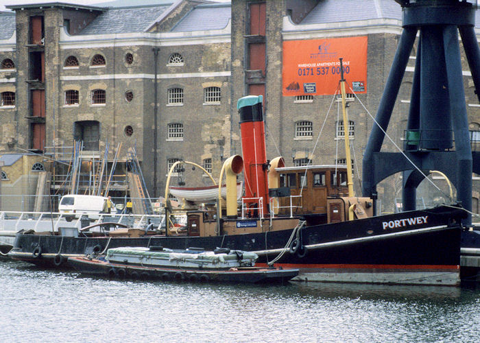 Photograph of the vessel  Portwey pictured in West India Dock, London on 19th January 1998