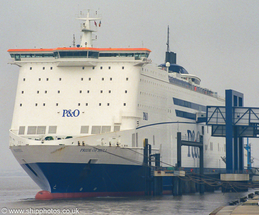 Photograph of the vessel  Pride of Hull pictured at Hull on 11th August 2002