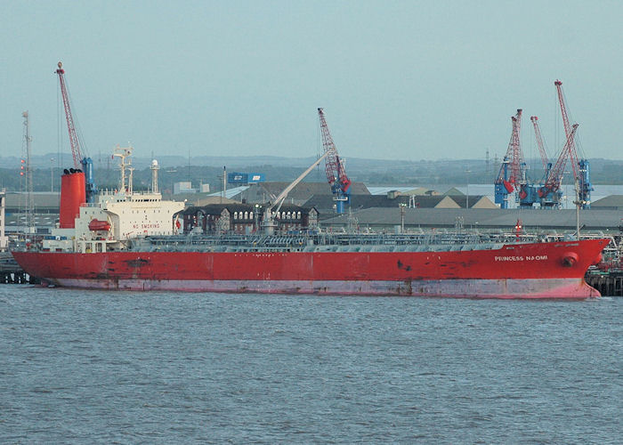 Photograph of the vessel  Princess Naomi pictured at Immingham on 18th June 2010